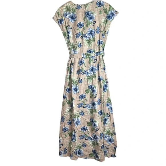 NWT Tylho Floral Cotton Midi Dress Size Small - Picture 2 of 12